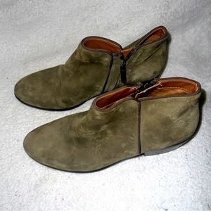 Sam Edelman Women’s Petty Suede Ankle Booties | Taupe Green |